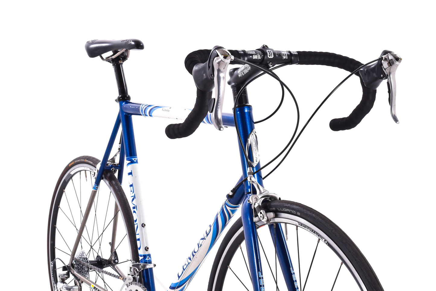 USED 2003 Lemond Victiore Ti 3-2.5 Road Bike Shimano Ultegra 2x9 Speed Blue/White 59cm