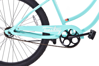 USED Tuesday Single Speed Medium Beach Cruiser Coaster Brake 26" Wheels