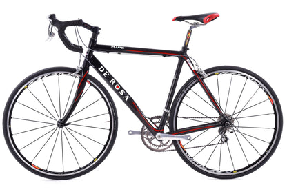 USED De Rosa King Carbon Road Bike 55cm Shimano Dura-Ace 7700 2x9 speed