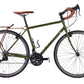 USED Novara Randonee Medium Touring Bike Reynolds 520 Steel Shimano 3x10 speed Green w/ Rack