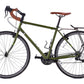 USED Novara Randonee Medium Touring Bike Reynolds 520 Steel Shimano 3x10 speed Green w/ Rack