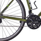 USED Novara Randonee Medium Touring Bike Reynolds 520 Steel Shimano 3x10 speed Green w/ Rack