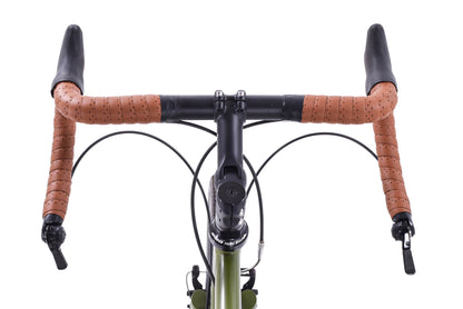 USED Novara Randonee Medium Touring Bike Reynolds 520 Steel Shimano 3x10 speed Green w/ Rack