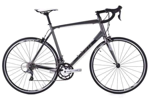 USED 2017 Giant Contend XL Aluminum Road Bike Claris 2x8 speed Gray