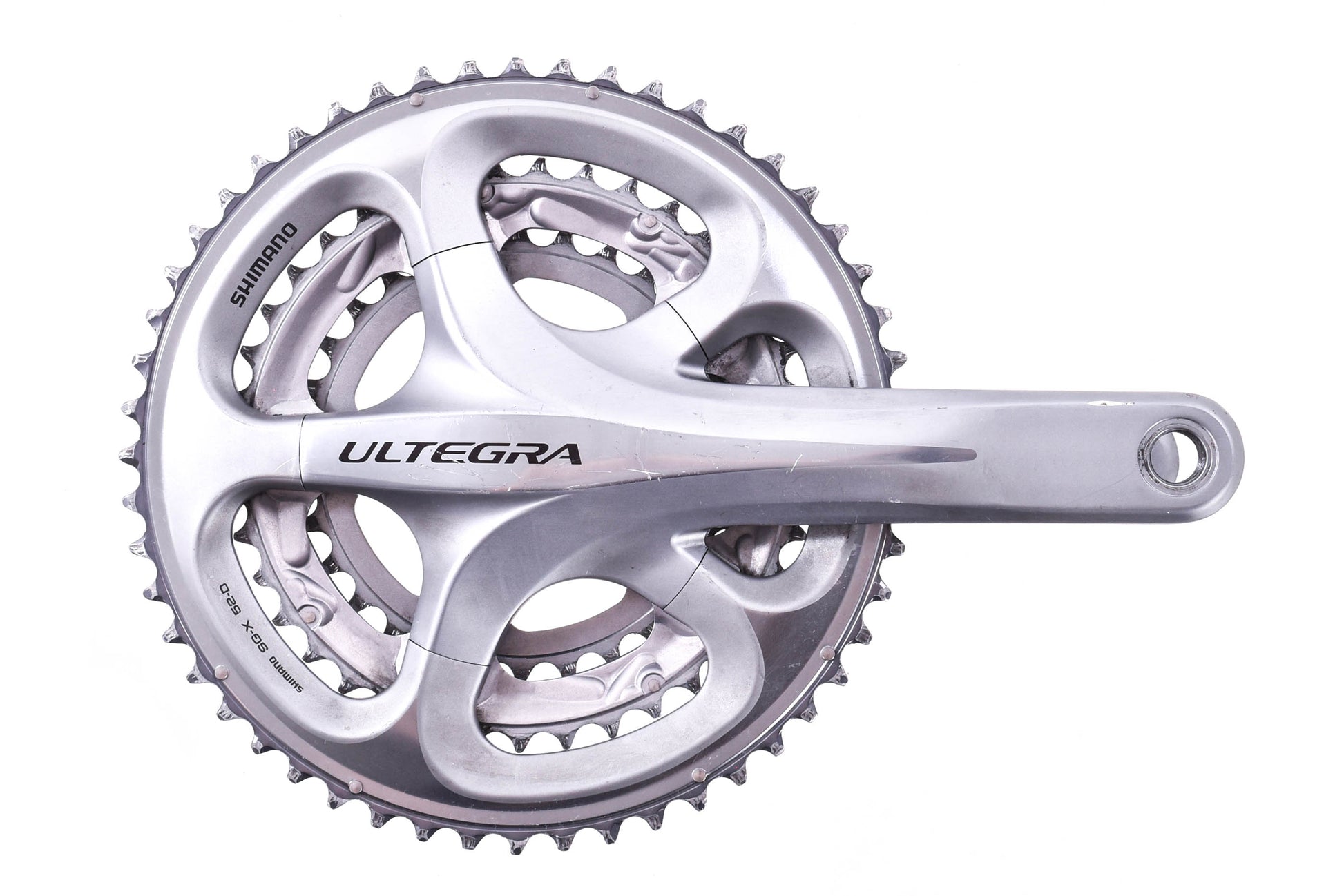 USED Shimano Ultegra FC-6703 Triple Crankset 52/39/30T Silver