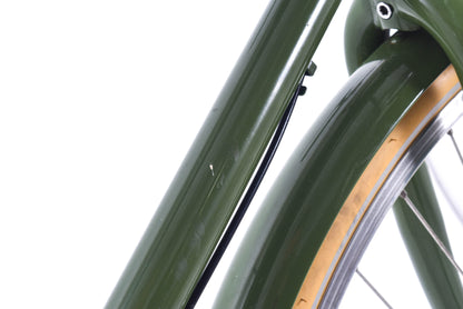 USED Linus Roadster 3i Medium Cruiser Bike Green/Tan w/ Fenders