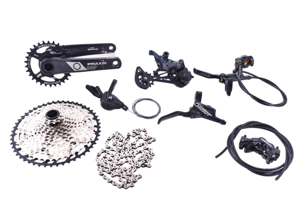 未使用 Praxis Works CADET 32T 1x12速 170 M24 New* Praxis Cadet M24 Crank Arm Set 104/64 BCD 4-Arm 175mm