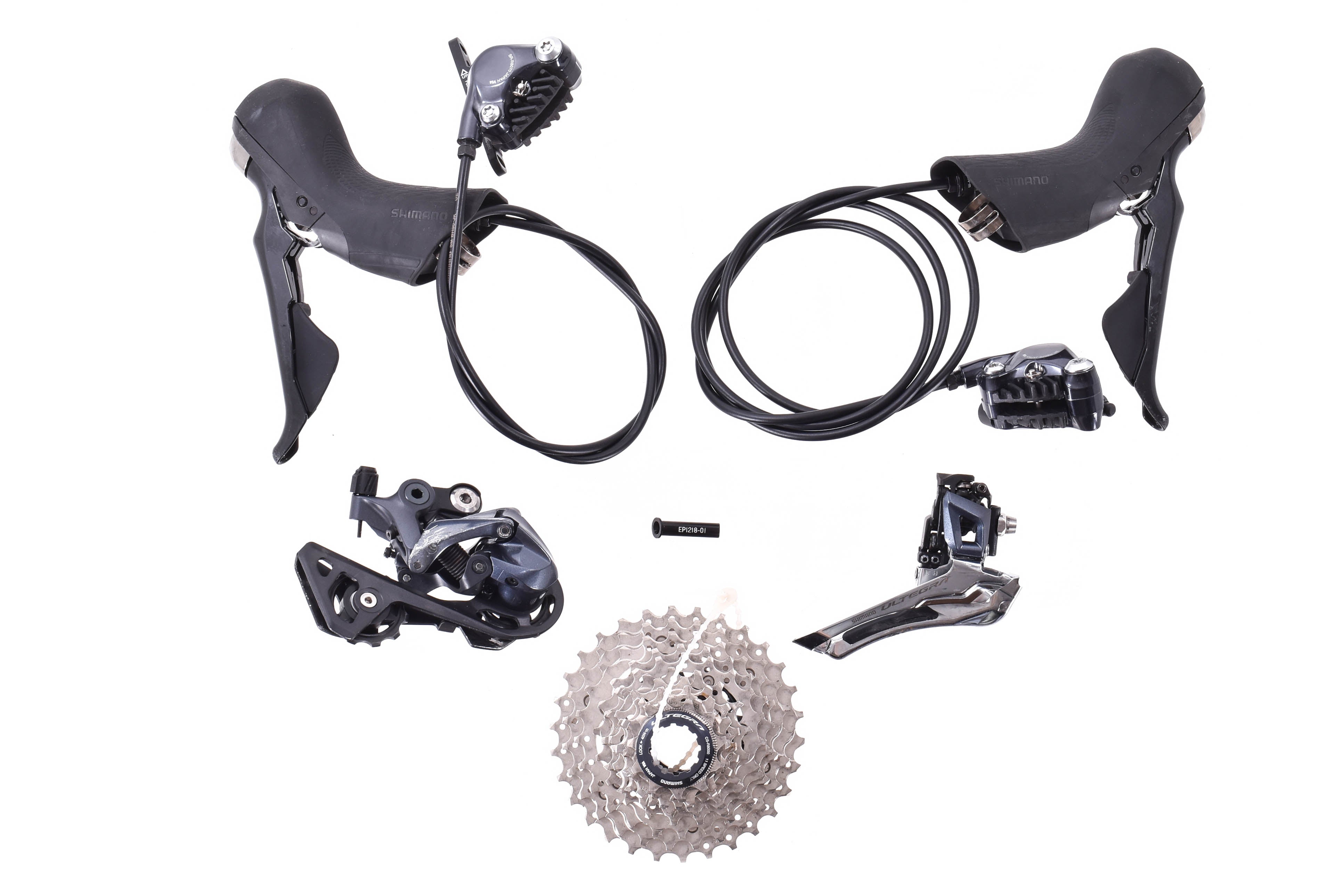 USED Shimano Ultegra R8000 Hydraulic Disc Groupset ST R8020 BR R8070 R