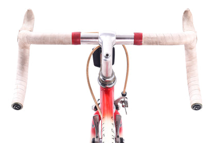 USED Vintage Nishiki Linear 56cm Road Bike Tange 900 Chromoly Steel Shimano 105 2x6 speed Red/White- AS IS