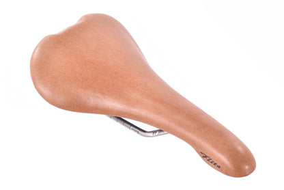 USED Selle Italia Milano Flite Racer Ti316 Brown Leather Saddle ID Match L1