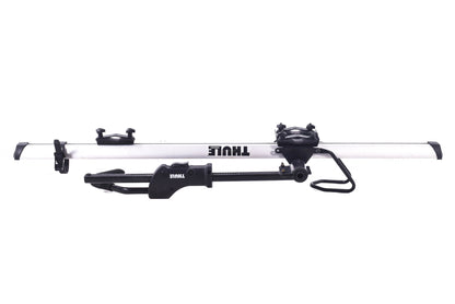 USED Thule 594XT SideArm Roof Rack Upright Bike Carrier: 1-Bike Silver- Driver Side**