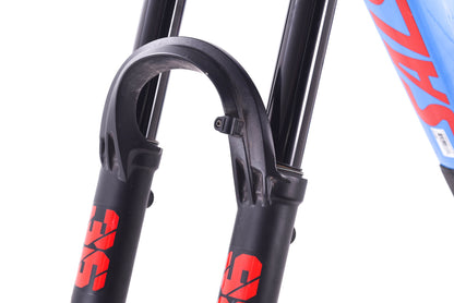 DEMO Salsa Blackthorn Carbon Frame and Fox 36 Fork - 29", Blue, Large, GRADE C