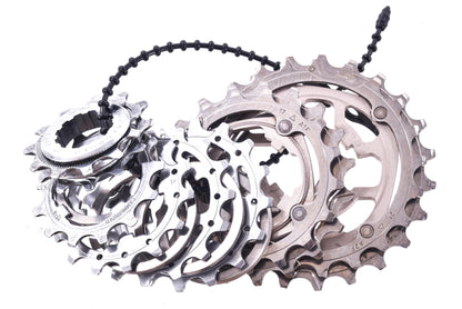 USED Campagnolo Chorus/Record 2x10 speed Road Groupset Record 172.5 53/39T Crank