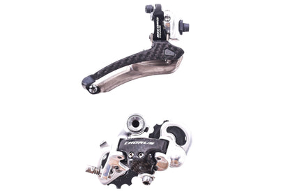 USED Campagnolo Chorus/Record 2x10 speed Road Groupset Record 172.5 53/39T Crank