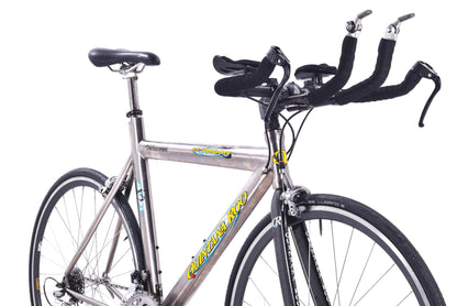 USED Quintana Roo Ti-Phoon 57cm Titanium Time Trial Bike Shimano Dura-Ace 7700 2x9 speed