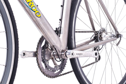 USED Quintana Roo Ti-Phoon 57cm Titanium Time Trial Bike Shimano Dura-Ace 7700 2x9 speed