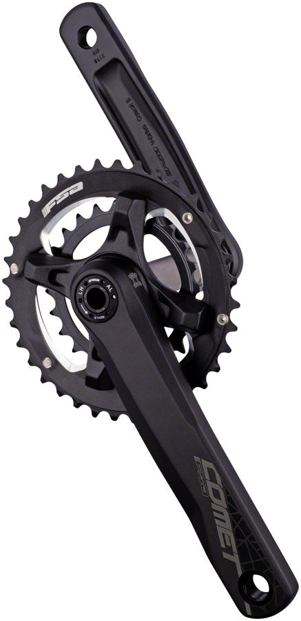 NEW Full Speed Ahead Comet MegaExo Modular 2x Crankset - 175mm, 11-Speed, 36/22t, 96/68mm BCD, MegaExo Spindle Interface, Black - Around the Cycle