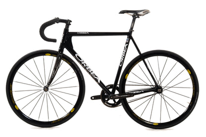 USED Orbea Pista Aluminum Track Bike 55cm Fixed Gear Mavic Wheels