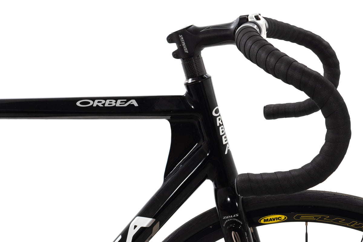 USED Orbea Pista Aluminum Track Bike 55cm Fixed Gear Mavic Wheels