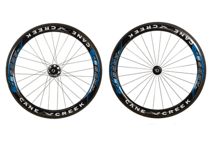 USED Cane Creek Aros 58 Carbon Tubular Track Wheelset 700c