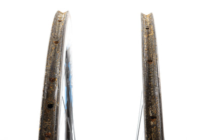 USED Cane Creek Aros 58 Carbon Tubular Track Wheelset 700c