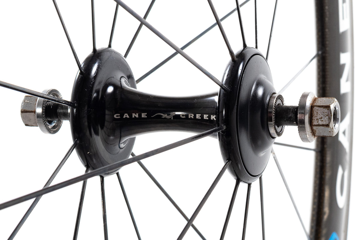 USED Cane Creek Aros 58 Carbon Tubular Track Wheelset 700c