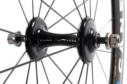 USED Cane Creek Aros 58 Carbon Tubular Track Wheelset 700c