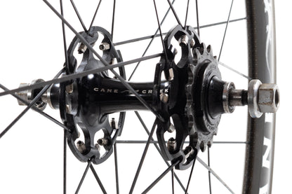 USED Cane Creek Aros 58 Carbon Tubular Track Wheelset 700c