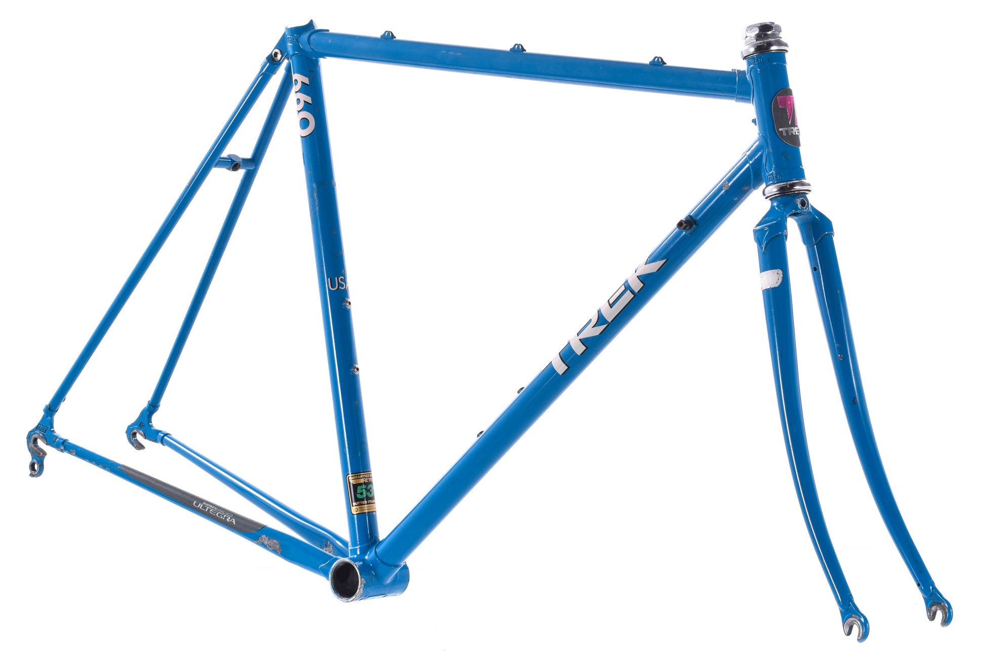 USED Vintage 1980's Trek 660 Reynolds 531 Lugged Steel Road Frameset