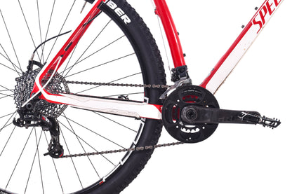 USED 2011 Specialized Stumpjumper Expert 29 XL Cross Country Carbon Hardtail Mountain Bike SRAM XO 2x10 speed White