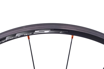 USED Fulcrum Racing 5/Campagnolo Vento Asymmetric Rim Brake Wheelset 700c Campagnolo Freehub
