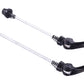 USED Fulcrum Racing 5/Campagnolo Vento Asymmetric Rim Brake Wheelset 700c Campagnolo Freehub