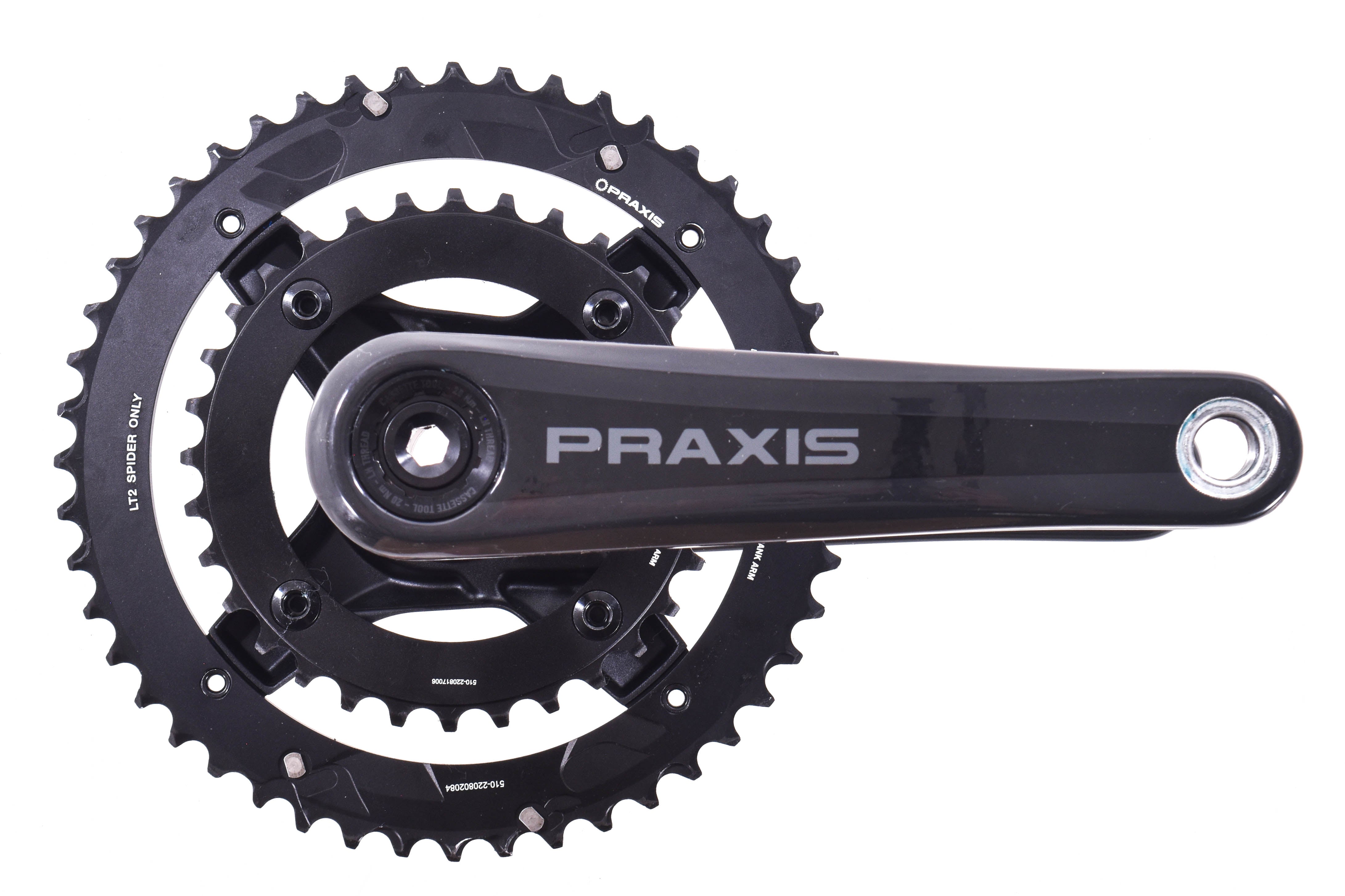 NEW TAKE OFF Praxis Zayante Carbon Crankset 170mm Length 48/32T M30 Sp