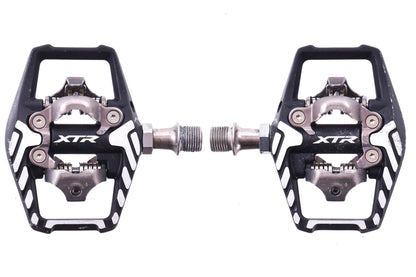 USED Shimano XTR PD-M9120 SPD Pedals Mountain bike Dual Sided w/ Platf
