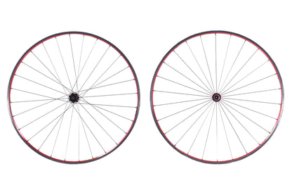 USED Mavic Helium SUP Red 700C Tubular Road Wheelset Rim Brake Quick Release