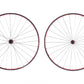 USED Mavic Helium SUP Red 700C Tubular Road Wheelset Rim Brake Quick Release