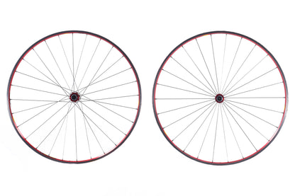 USED Mavic Helium SUP Red 700C Tubular Road Wheelset Rim Brake Quick Release