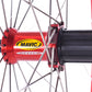 USED Mavic Helium SUP Red 700C Tubular Road Wheelset Rim Brake Quick Release