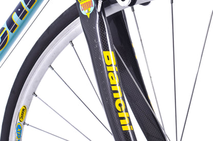 USED BIanchi Veloce 59cm Steel Road Bike Campagnolo Veloce 3x9 speed