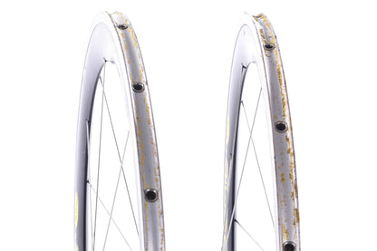 USED Mavic Cosmic Carbone 650C Tubular Wheelset Quick Release Rim Brake HG 10