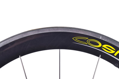 USED Mavic Cosmic Carbone 650C Tubular Wheelset Quick Release Rim Brake HG 10