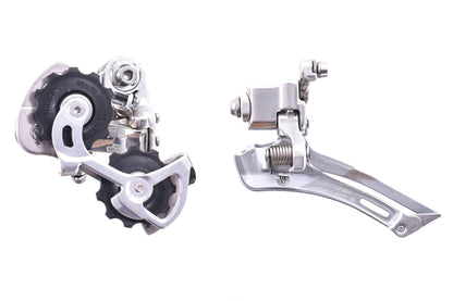 USED Shimano Ultegra 6600 2x10 speed Groupset Time Trial Triathlon TT Bar End Shifters, Derailleurs, 170mm 52/38T Crankset