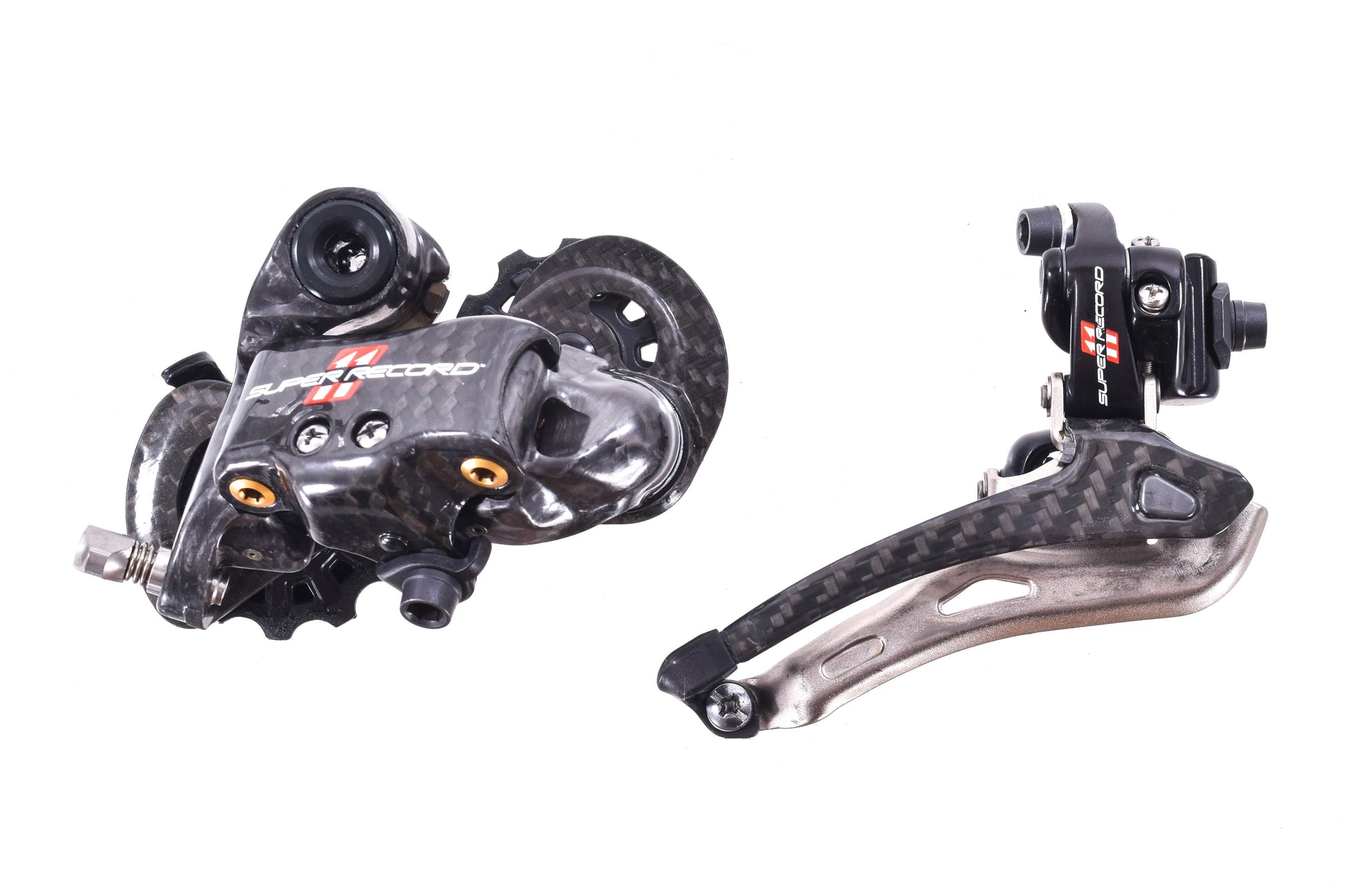 USED Campagnolo Super Record 2x11 speed Road Groupset Mechanical Rim B