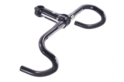 USED 3T Ergosum LTD 44cm Carbon Drop Handlebar w/ 3T ARX-LTD Carbon 12