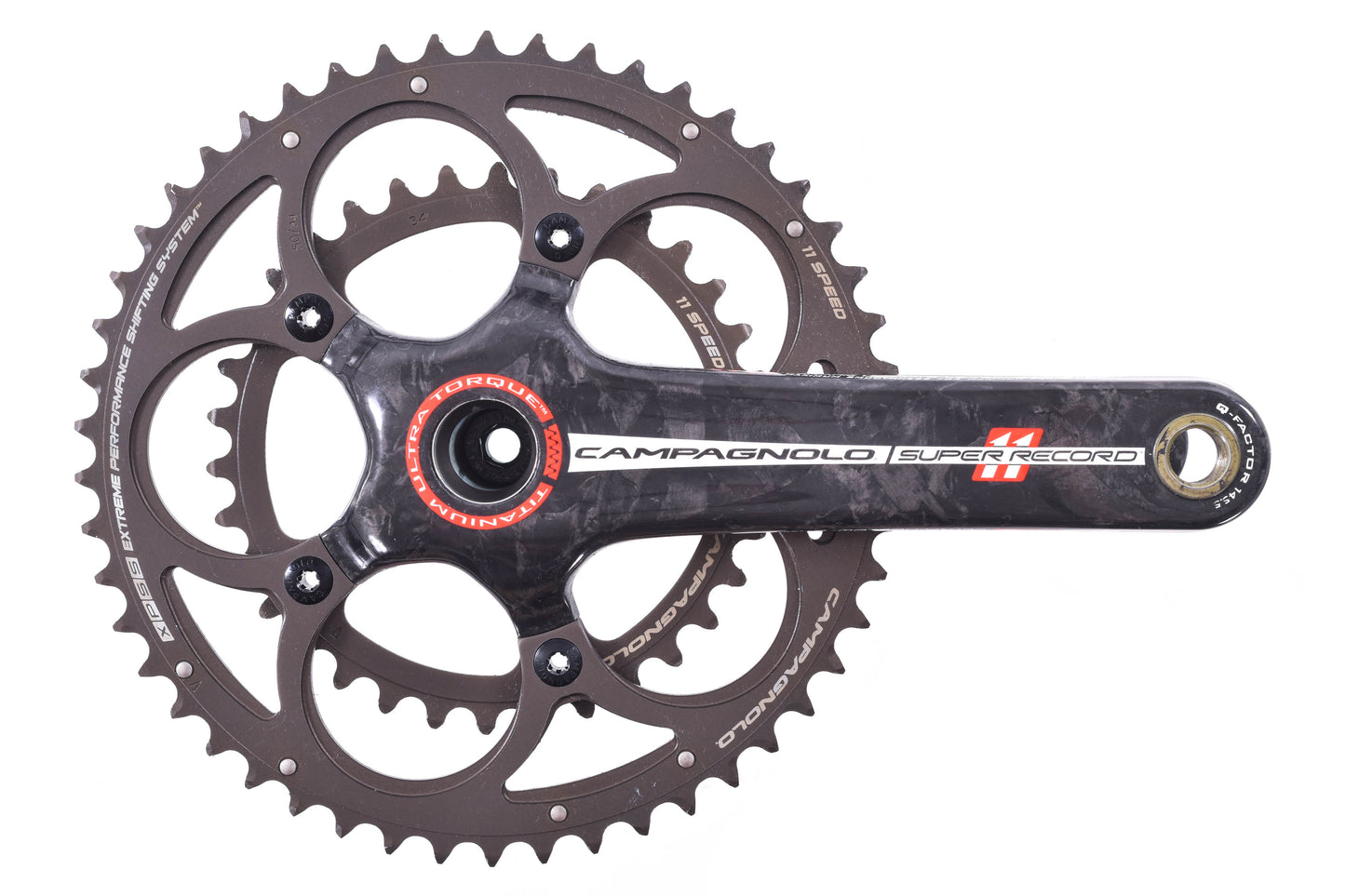 USED Campagnolo Super Record 2x11 speed Road Groupset Mechanical Rim Brake Carbon