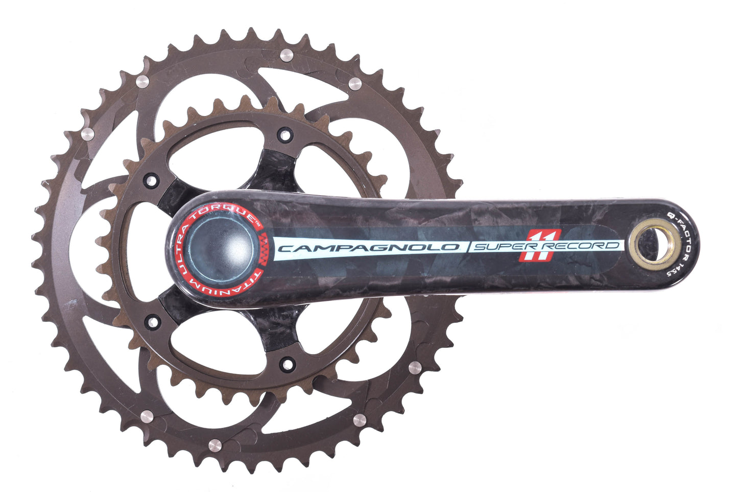 USED Campagnolo Super Record 2x11 speed Road Groupset Mechanical Rim Brake Carbon