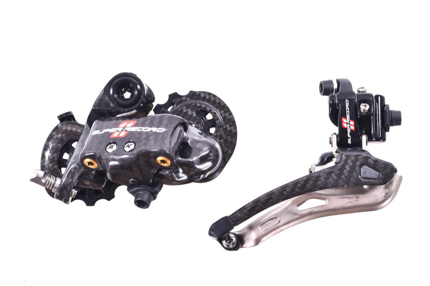 USED Campagnolo Super Record 2x11 speed Road Groupset Mechanical Rim Brake Carbon