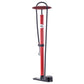 USED Silca Pista Floor Pump Red Wooden Handle w/ Pressure Gauge