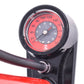 USED Silca Pista Floor Pump Red Wooden Handle w/ Pressure Gauge