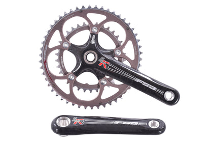 NEW old stock FSA SL-K Compact Carbon Crankset 170mm 50/34T MegaExo 24mm Shimano Spindle 2x10 110mm BCD
